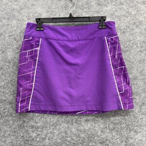 Adidas Clima Cool Women's Activewear Pull On Skort Golf Tennis Purple, Size 6